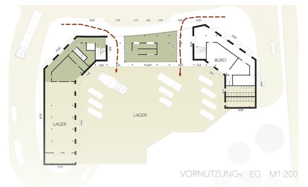 Erstnutzung: Erdgeschoss